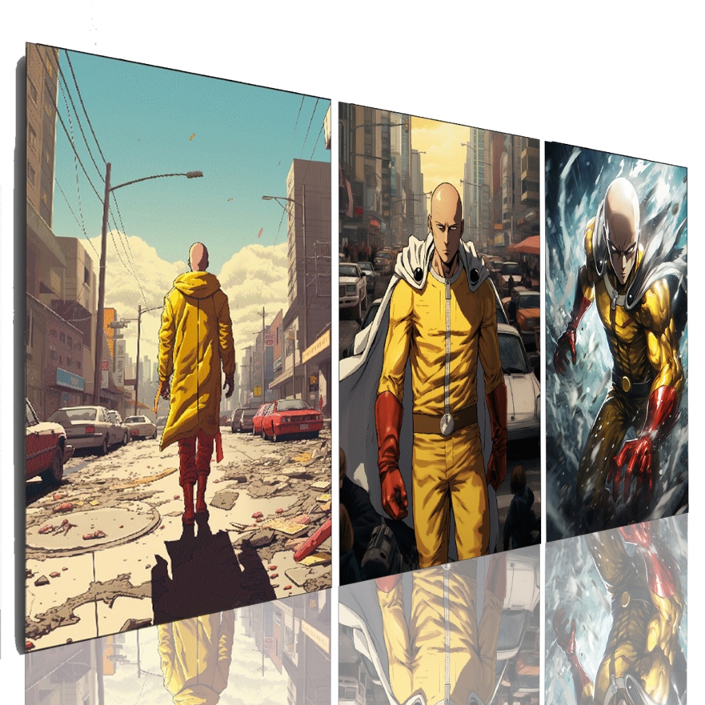 Quadro Decorativo One Punch Mosaico Sala Grande