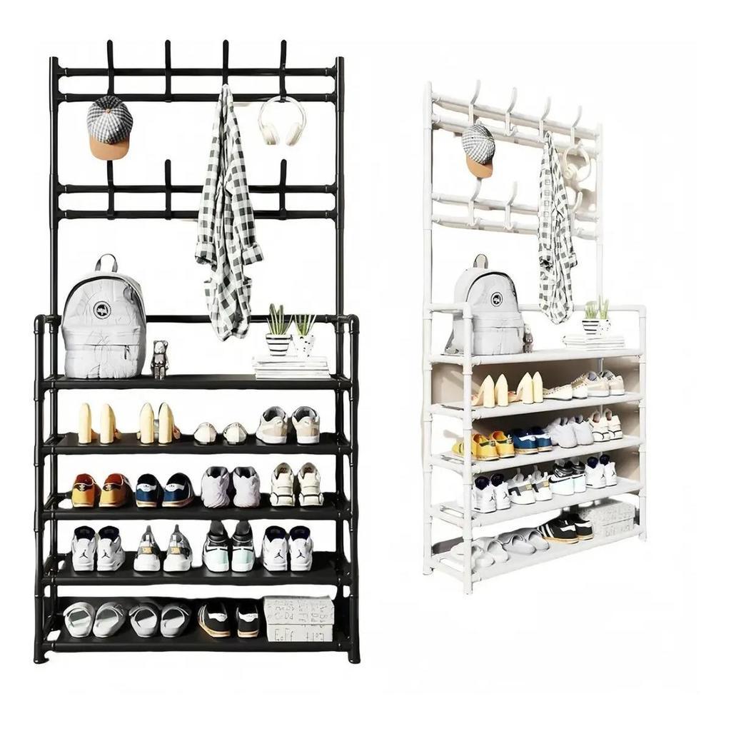 Shoe Rack Coat Rack Multifunctional Clothes Shoe Bag