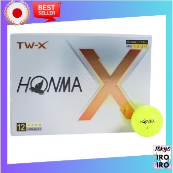 Bolas De Golfe De Qualidade Japonesa TW-X S 2024 Modelo 1 Dúzia De 12 Branco Amarelo 3 Peças
