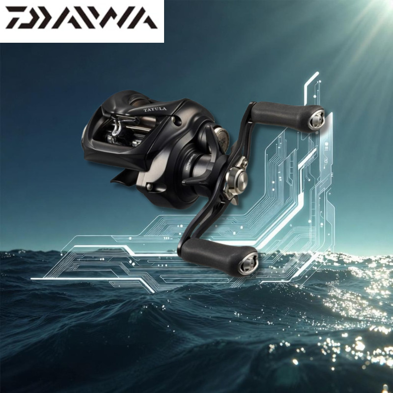 Daiwa 24 TATULA TW 100 Bait Reel – MAGFORCE-Z Technology, TWS, Rust-Resistant, Ideal for Big Lures