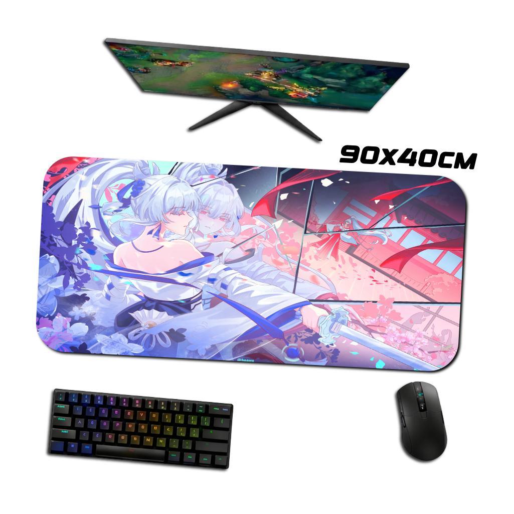 Mouse Pad Gamer - Hiyuki 4 - Wuthering Waves - 90x40 80x40 60x40 70x30 40x45 cm