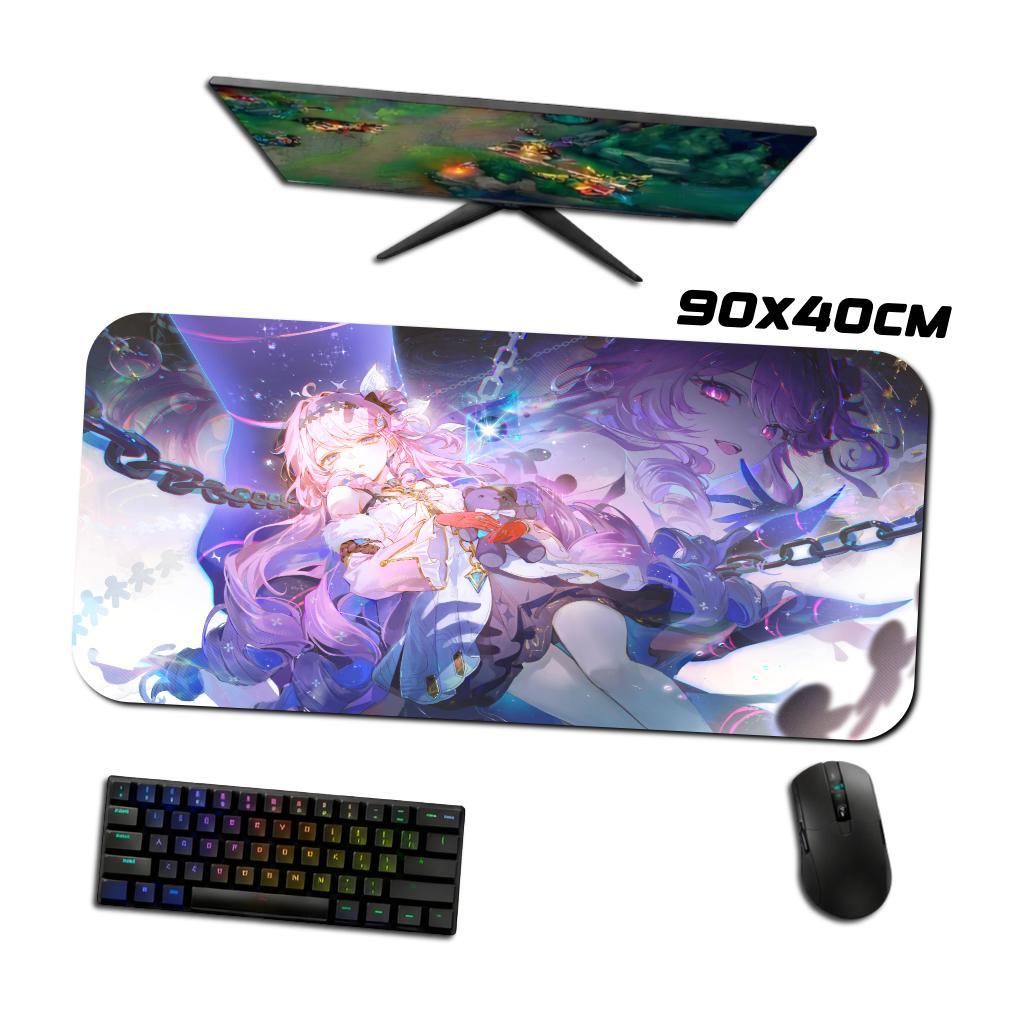 Mouse Pad Gamer - Denia 5 - Wuthering Waves - 90x40 80x40 60x40 70x30 40x45 cm