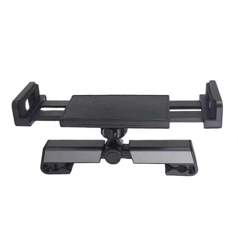 Super mobile accessories car tablet holder clamp 360 degree rotation Back Seat Adjustable stand Multi-angle Bracket Foldable