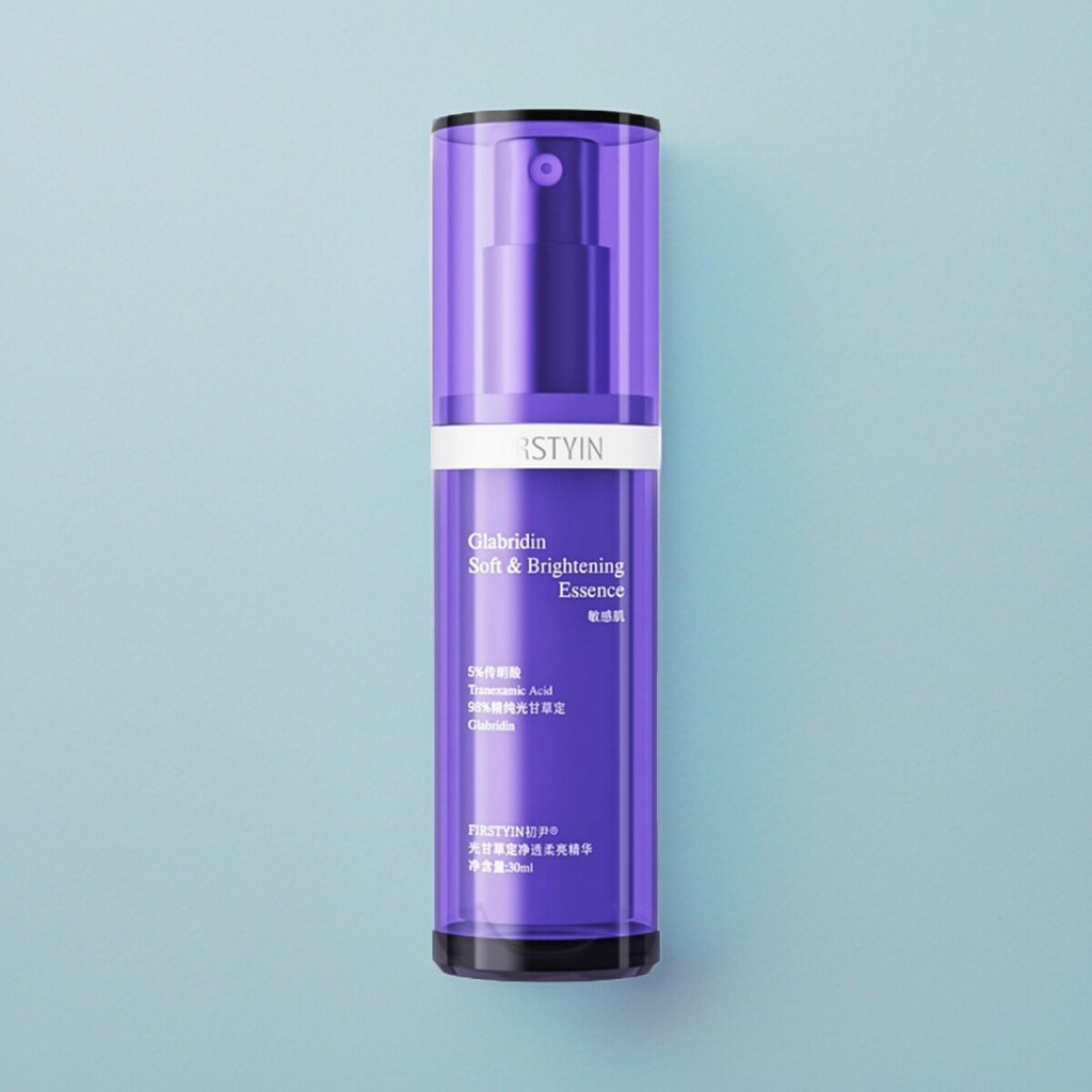 FIRSTYIN Primeiro Yin Guang Alcaçuz Fixação Limpeza Suave Essência Iluminadora Pele Sensível Nutritivo Hidratante Calman