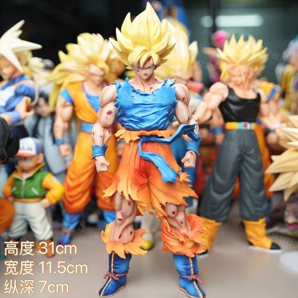 [Em Estoque] Figura Modelo ZW JMY Super Saiyan Goku [Edição Limitada Exclusiva] Estatueta Modelo GK Goku Kakarot Dragon