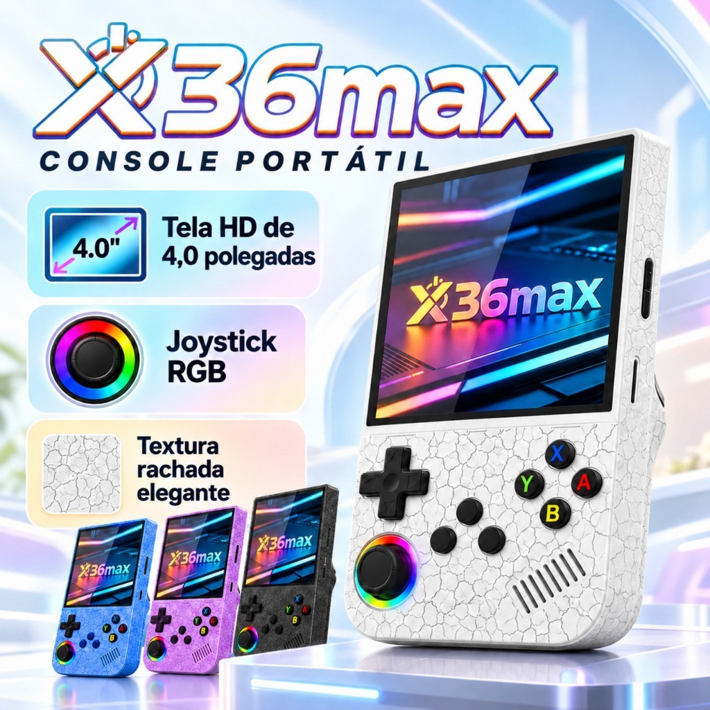 X36max Console De Jogos Portátil 4.0 