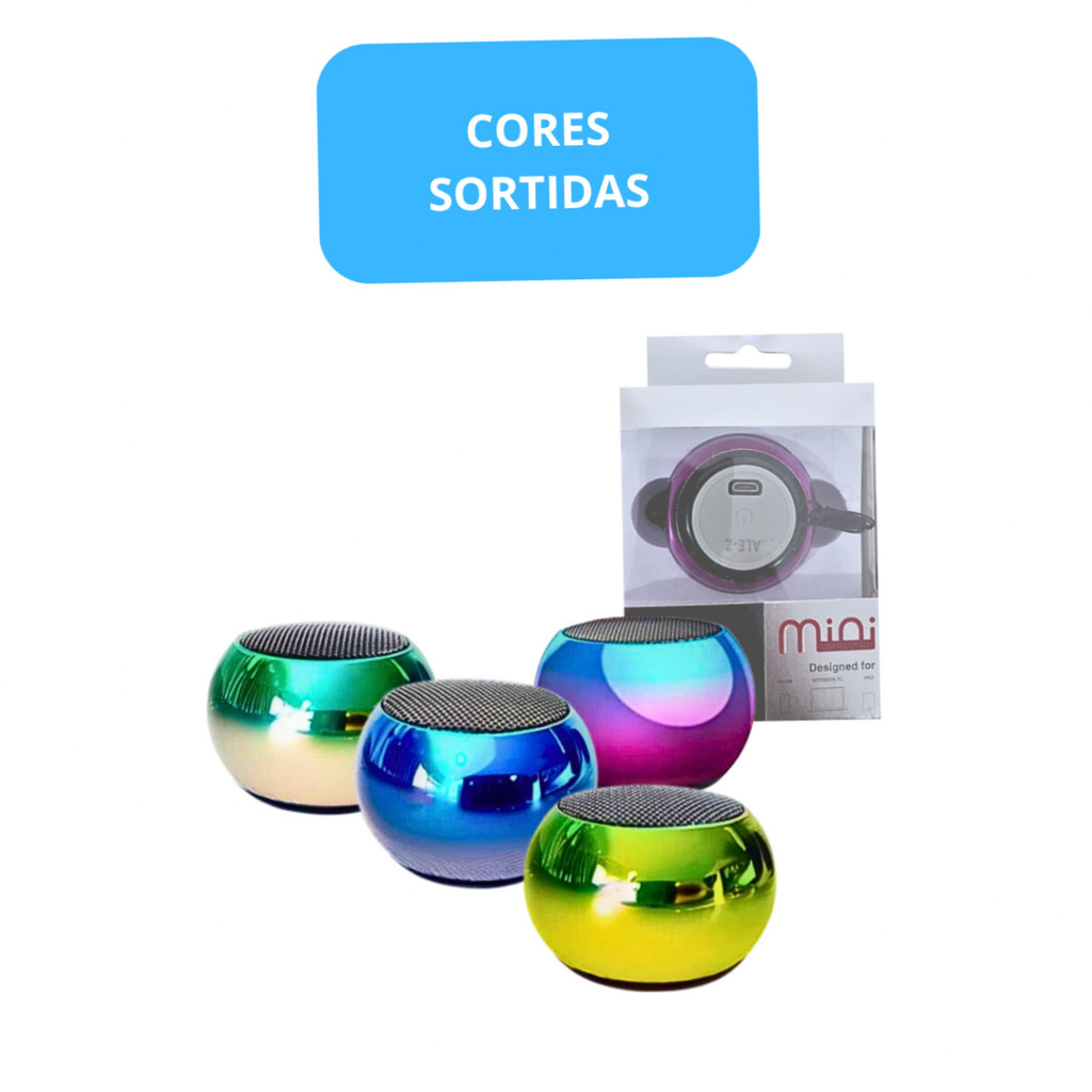 Mini Caixa de Som Speaker Wireless 3W DEGRADE