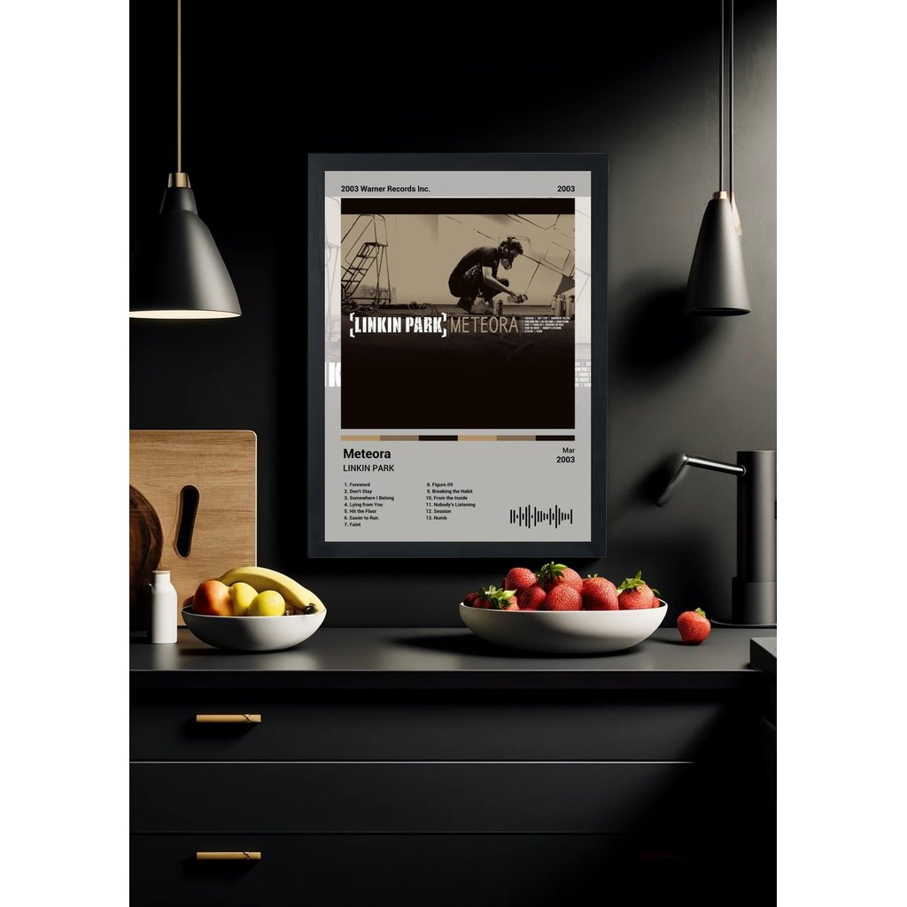 Quadro Decorativo LINKIN PARK Meteora (Light) Com Vidro
