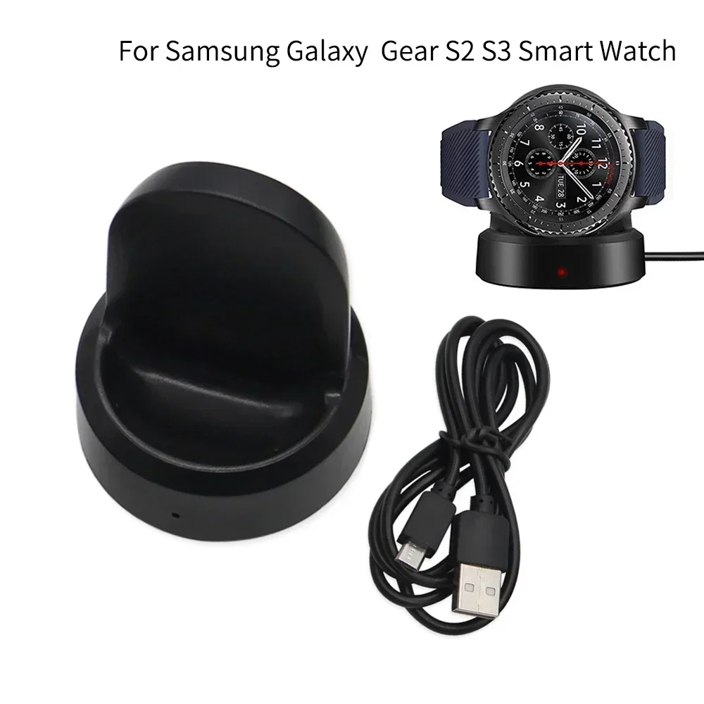 Wireless Charger for Samsung Galaxy Gear Sport S3 Classic Frontier S2 Smart Watch Fast Charging Base Dock