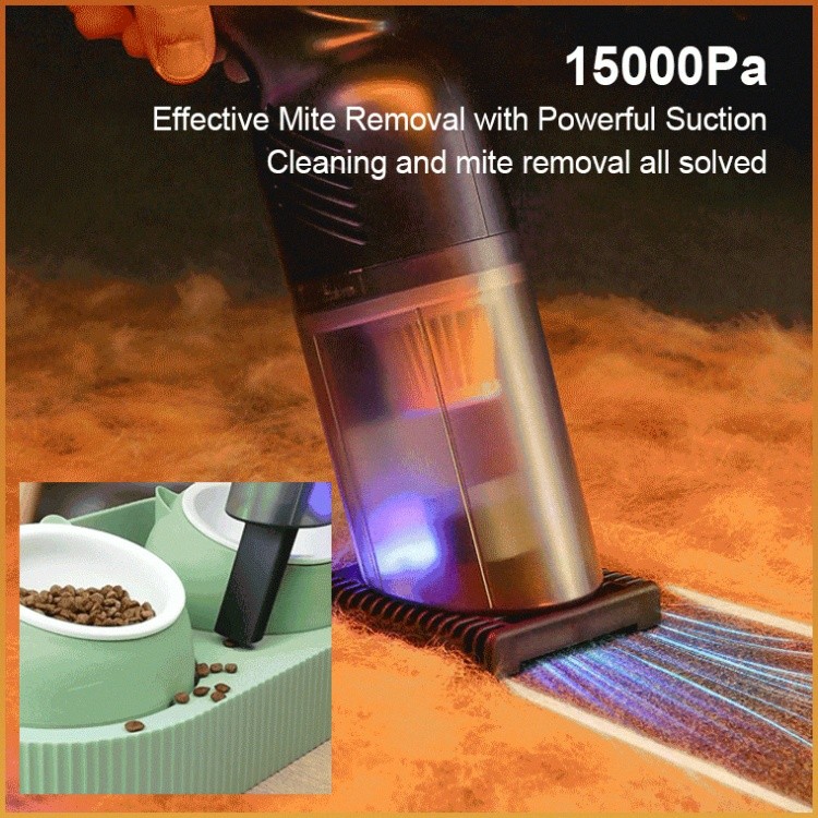 【Sem Fio】Wireless Pet Remover Cama Portátil Aspirador De Pó UV/Anti-Ácaros/Para Pets