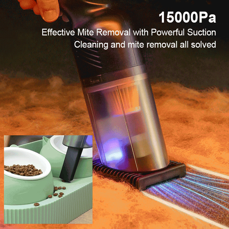 【Anti-Ácaros Eficiente】Wireless Pet Remover De Ácaros Aspirador De Pelo De Animais De Estimação/Para Cama/Potente