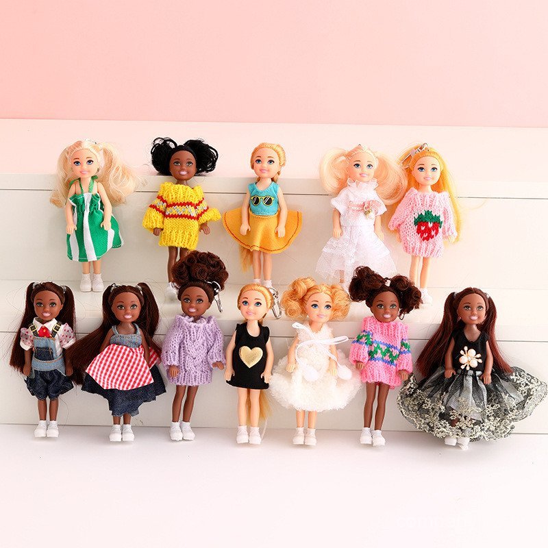 Best-selling princess doll keychain for phone and bag decoration DIY Decorative accessories