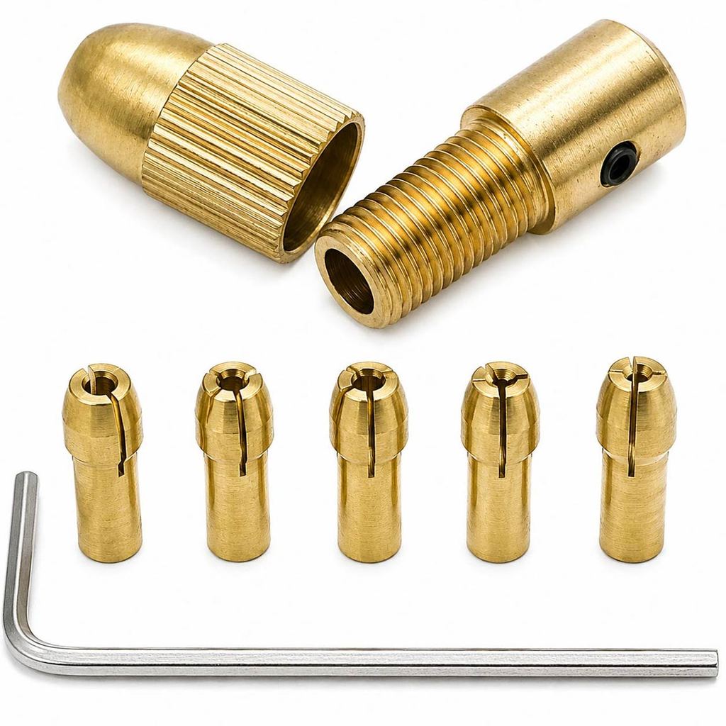 Mandril Motor Elétrico 2,35mm Pinça Mini Retífica Furadeira
