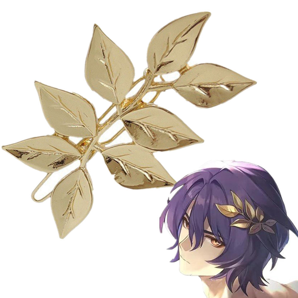 Anime Game Honkai Star Rail Hairpin Dr . Ratio Deixa A Planta Clip De Cabelo Halloween Cosplay Acessórios De Adereços Pr