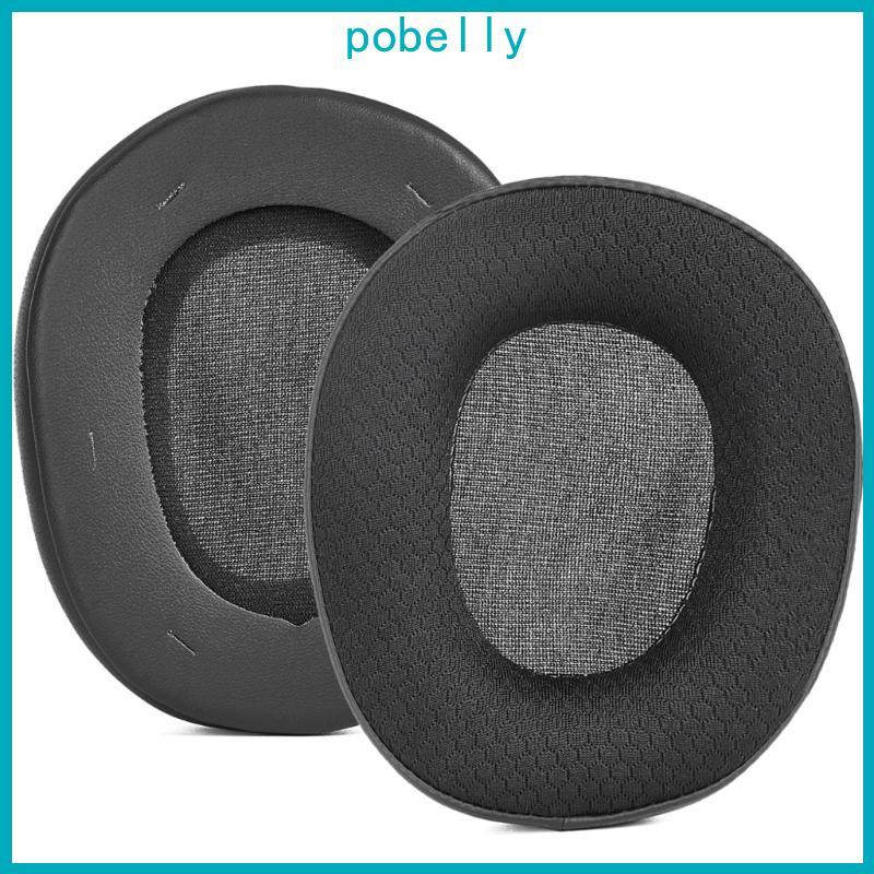 Pob Over-Ear Cover Substituição Para X1 Gaming Headphones Par Almofada Preta Uso Longo Durante D