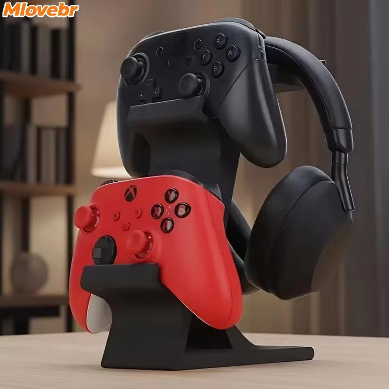 MOVE Universal Dual Game Controller & Headphone Stand Armazenamento Multifuncional Ra Para Switch Gaming Desk BR
