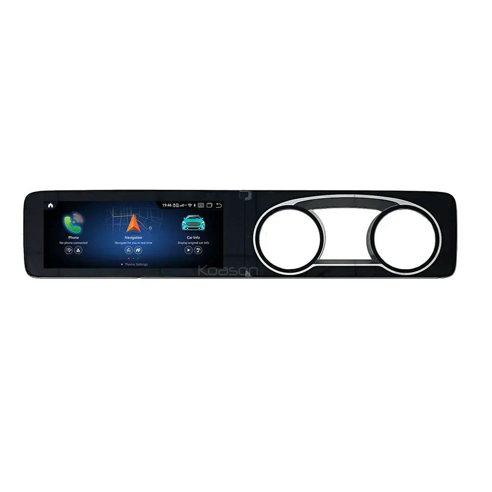 Koason Qualcomm 665 Android 13 Dual Screen Digital Cluster Long Panel for Mercedes Benz E W213 NTG5.5 GPS Navi Multimedia Player