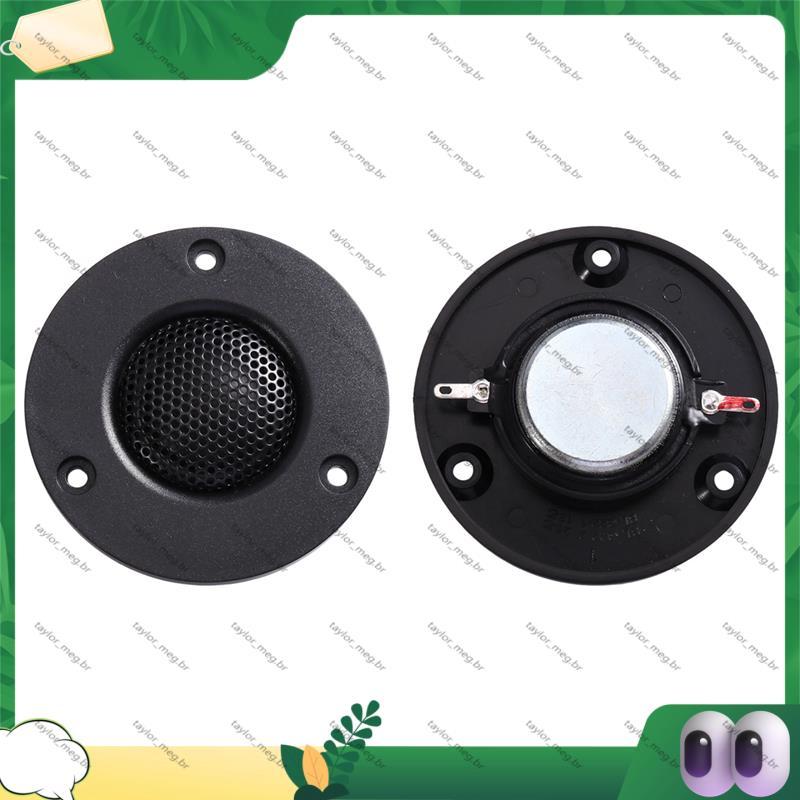 [Venda Quente T] Tweeter De Cúpula De Seda 2 Peças 4 Ohm 30W Rede De Ferro Hifi Alto-Falante De Carro De Montagem Embuti
