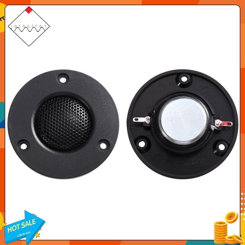 [Promover J] Para Atualizações De Sistema De Áudio De Veículo 2 Peças 4Ohm 30W Tweeter De Cúpula De Seda Hifi Iron Net F