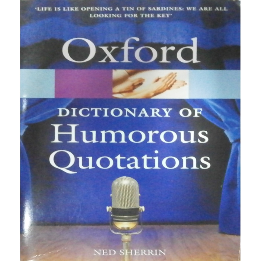 Oxford Dictionary Of Humorous Quotations autor Ned Sherrin