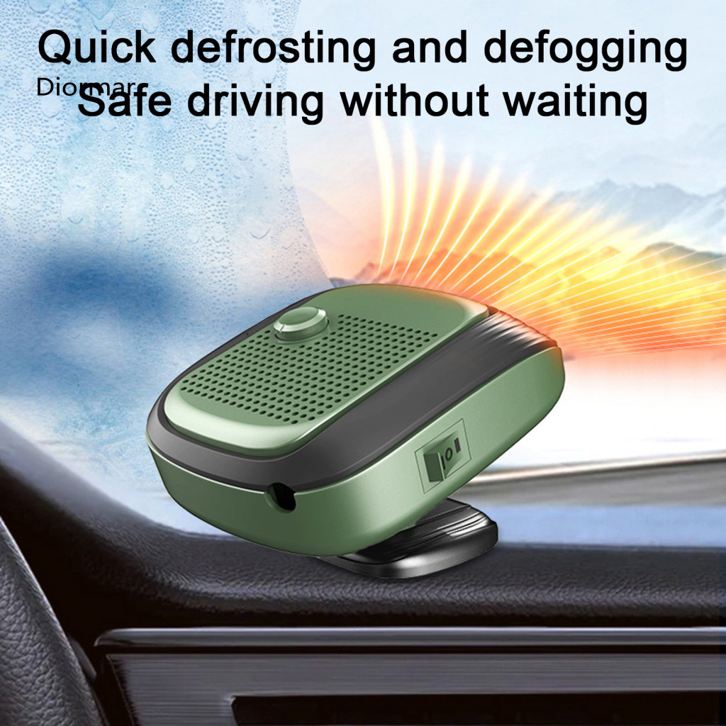24v Car Heater Portable Defogger 2-in-1 Windshield Defroster Cooling Fan Fast Heating for Vehicle Ideal for Southeast As