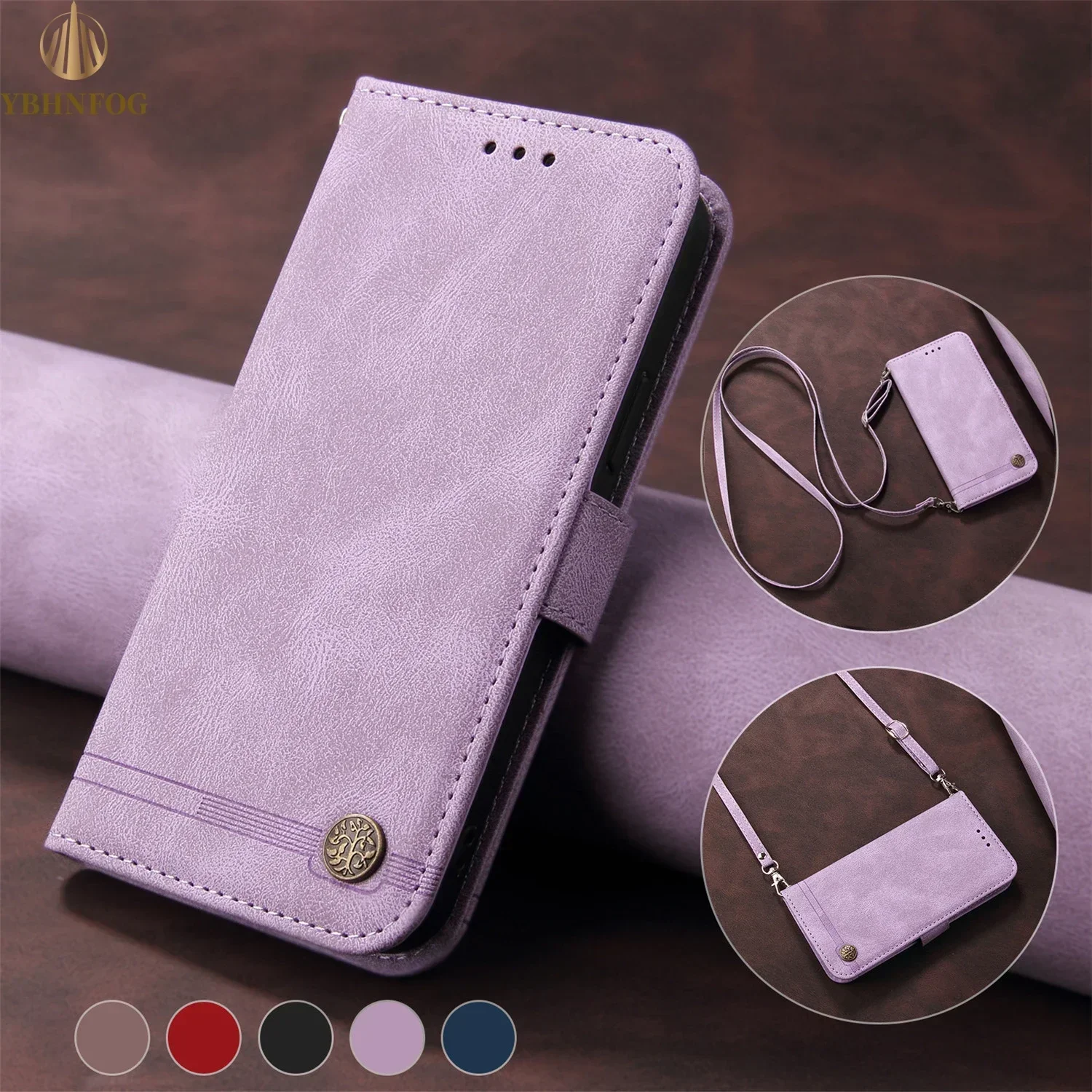 Leather Flip Phone Case For iPhone Air 17 16 15 14 Plus 13 Pro Max 11 Pro 12 XR X XS Max Luxury Magnetic Wallet Protect Cover