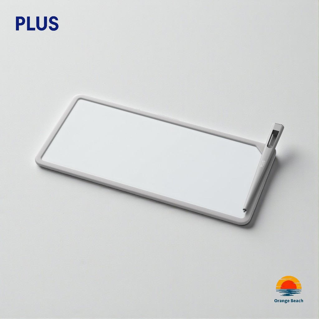 PLUS Kaite Memo Bloco Magnetico Reutilizavel/Caneta 0.5mm/Apaga Parcial/Sem Papel/App/4 Cores
