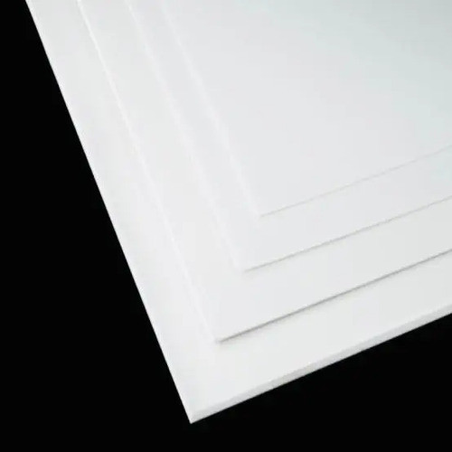 Kit 2 Placas Acrílico Branco Leitoso 5mm 2x1 Cortado Ao Meio