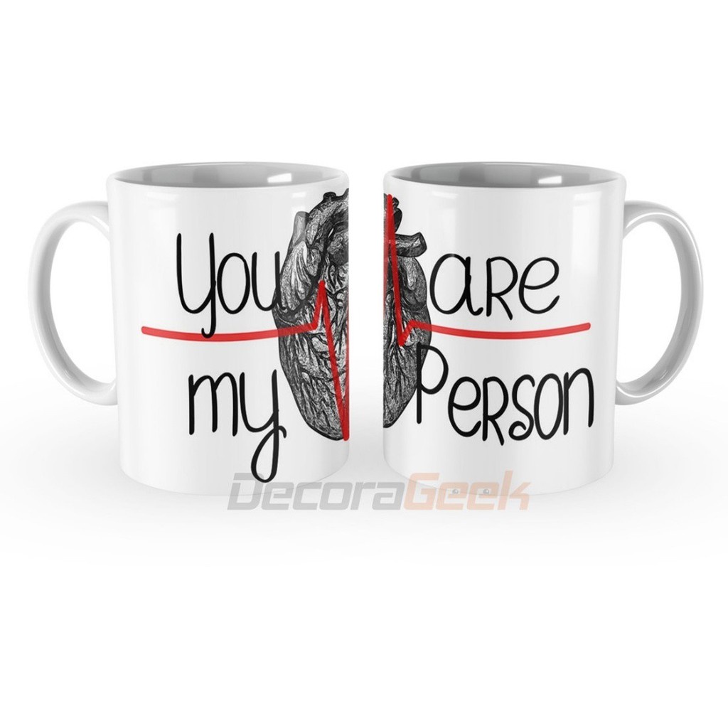 Caneca You Are My Person Cardio Greys Anatomy