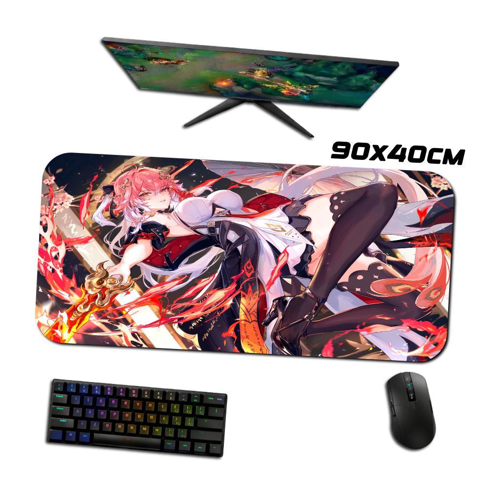 Mouse Pad Gamer - Changli 4 - Wuthering Waves - 90x40 80x40 60x40 70x30 40x45 cm