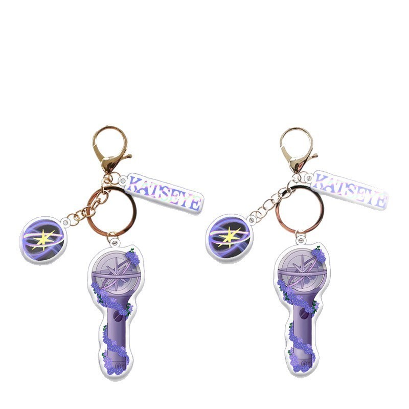 KATSEYE Pin SIS Soft Is Strong Light Stick Acrílico Chaveiro Acessório MANON SOPHIA Danela LARA MEGAN YOONCHAE Transpare
