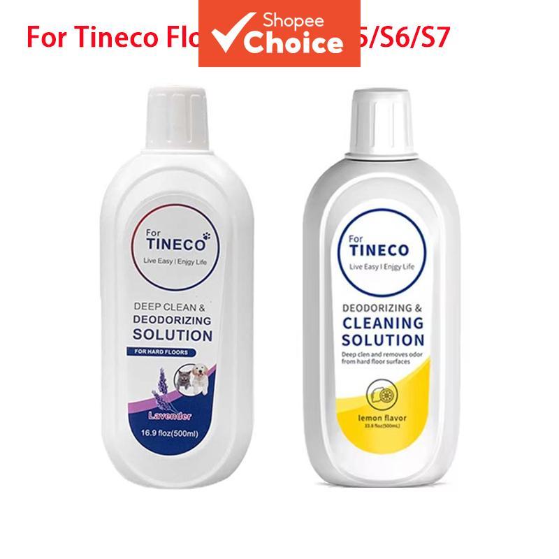 Solução Líquida de Limpeza de Piso a Vácuo Sabor Limão 500ml Detergente Desodorizante Peças para Tineco Floor One S3 S5