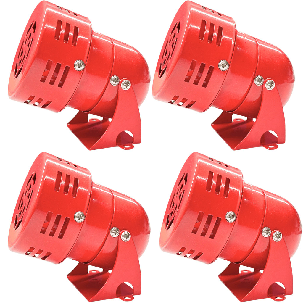 Kit 5 Sirene Eletromecânica MS-190 220V 119dB 300m Alarme Industrial Nota Fiscal Garantia Pronta Entrega