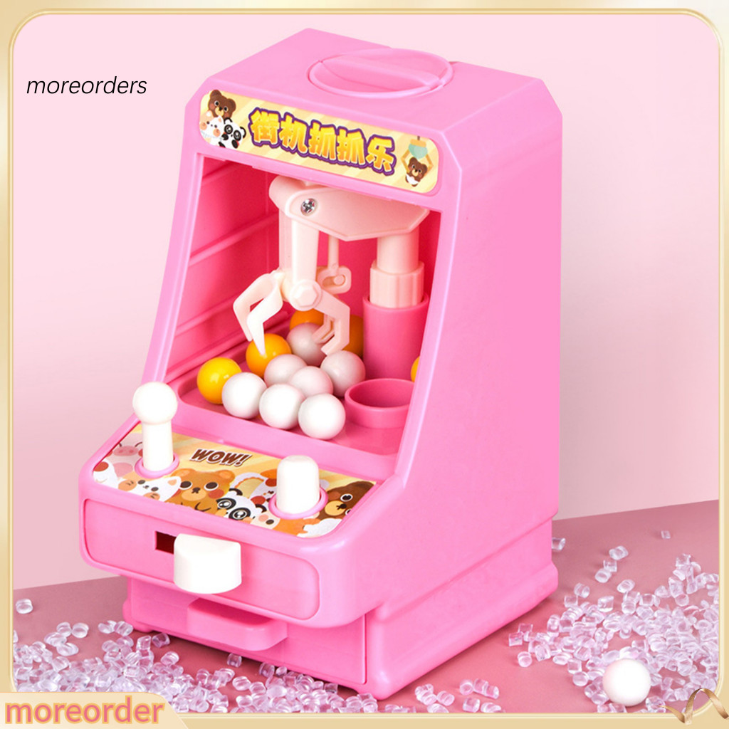 Mini Claw Machine Toy with 6 Balls – Portable Small Ball Catching Game for Toddlers Boys Girls Fine Motor Skills Devel
