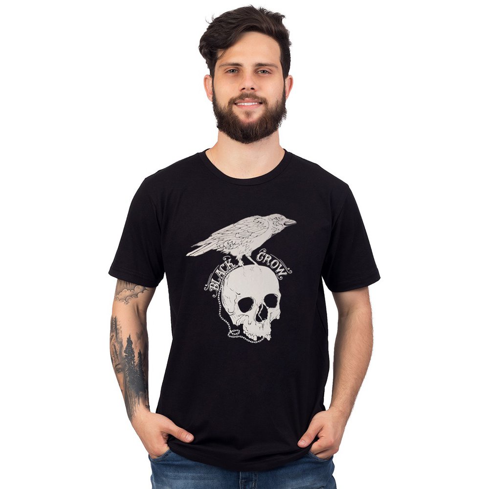 Camiseta Black Crow Reforço de Ombro - UNISSEX