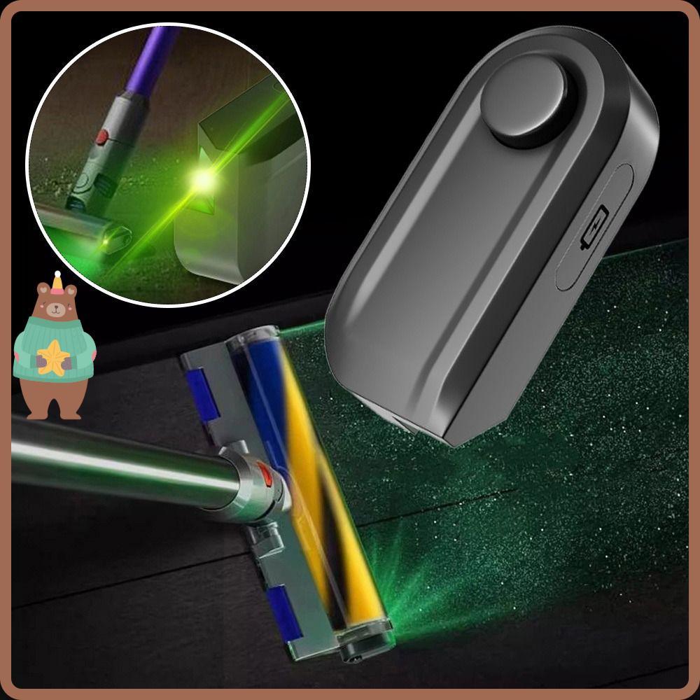 Luz Verde Do Aspirador De Pó , Lâmpada De Exibição De Poeira Escondida Para Limpeza De Carregamento USB