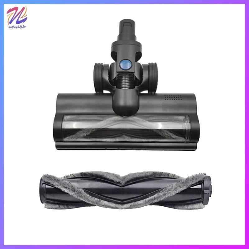 Acessórios De Aspirador De Pó Portátil Com Luz LED Branca-Cabeça De Esfregão De Escova De Piso Elétrico Para P12 P10 P11