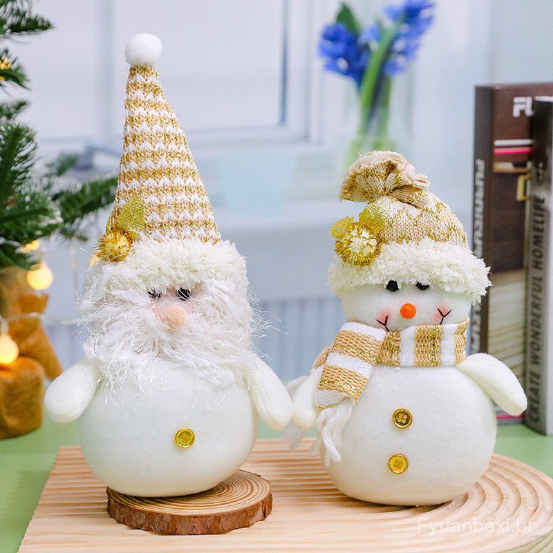 2022 novo estilo Cross-Border natal anão boneca decorações de natal velho boneco de neve boneca presente de natal pêndul