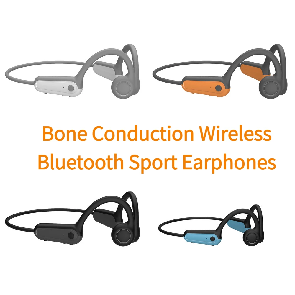 Bone Conduction Wireless Bluetooth Earphones Ear-hook Running Sport Music Headset Ultra Long Endurance Earbuds For Xiaomi Huawei