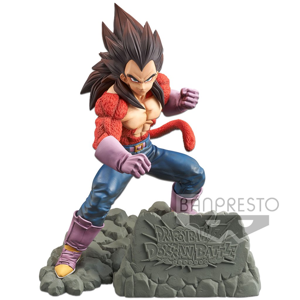 Figure Vegeta SSJ4 Super Saiyajin 4 Dragon Ball GT Dokkan Battle Banpresto Original 16cm Figure Colecionável