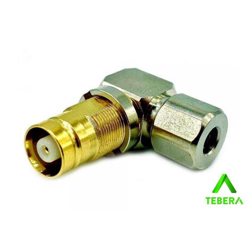 Conector IEC Fêmea Angular Prensa Cabo RF-75 0,4/2,5mm - KIT10 - TEBERA