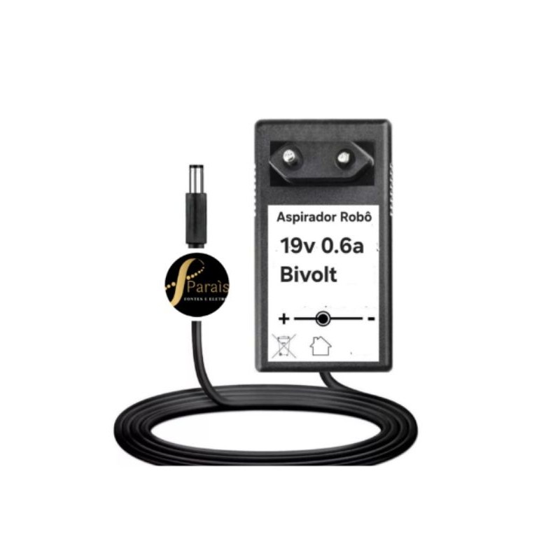 Fonte Carregador Aspirador Robô Multi Duster HO407 Bivolt 19v