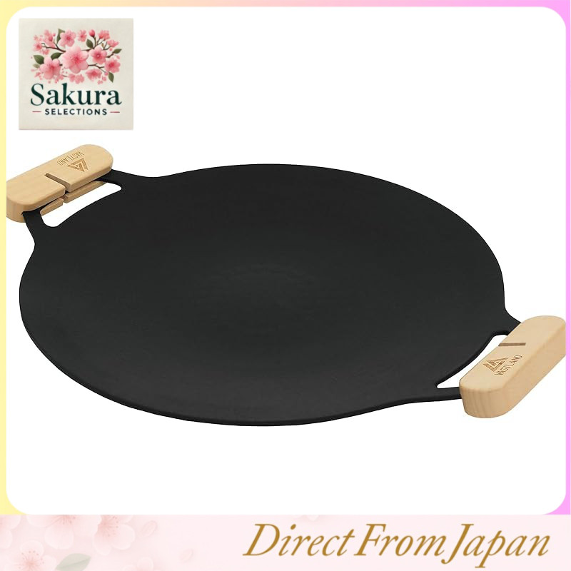 Grelha múltipla Vastland Disk Pit de 30 cm para fogo direto, compatível com indução de calor, revestida com fluororesina e resistente ao calor.
