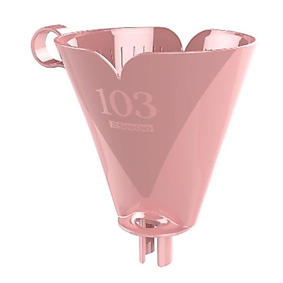 Suporte Para Filtro de Café Tamanho 103 Rosa Prático e Elegante para Cozinha e Preparo Manual