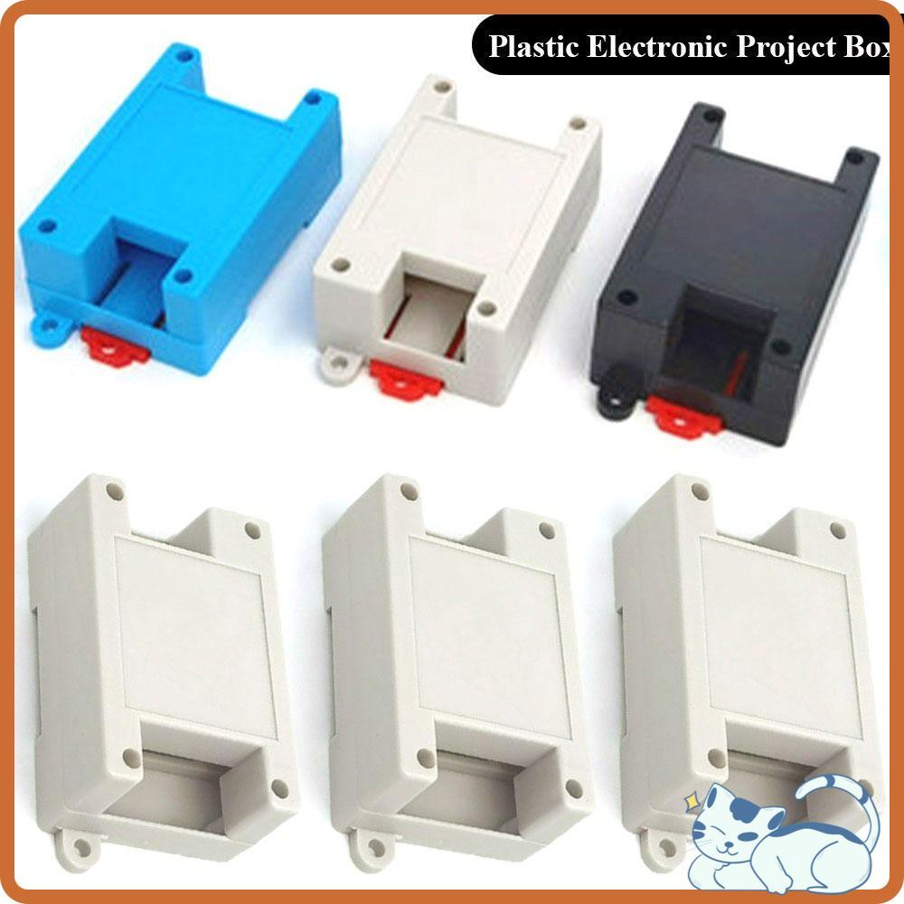 1/2pcs Caixa De Projeto Eletrônico Preto PLC Controlador Habitação Instrumento DIY