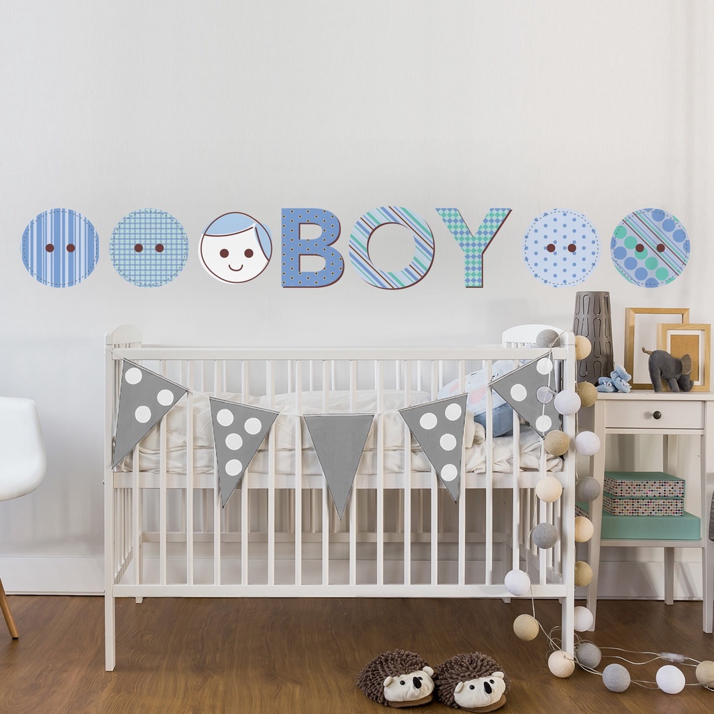 Adesivo de Parede para Quarto de Bebê Boy