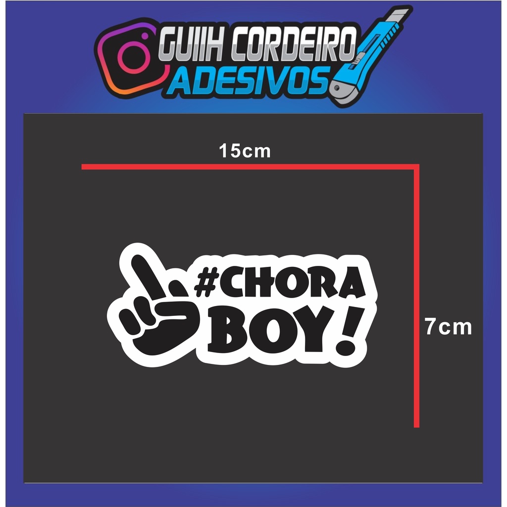 Adesivo Chora Boy