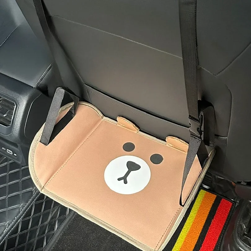 Portable Car Foot Rest Hammock Adjustable Backseat Suspension Footrest For Travel Office Auto Interior Accessory