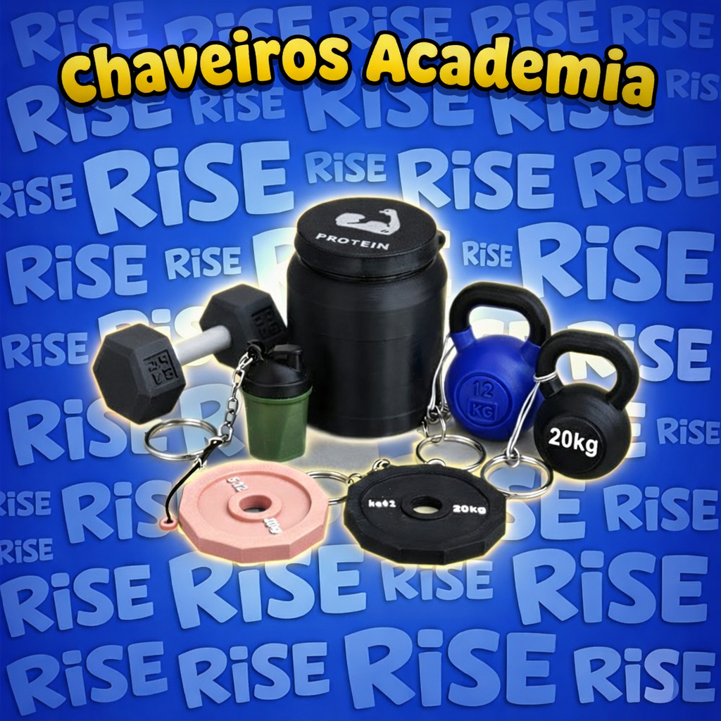 Chaveiros ACADEMIA exercicio GYM chave halter WHEY coqueteleira musculação maromba