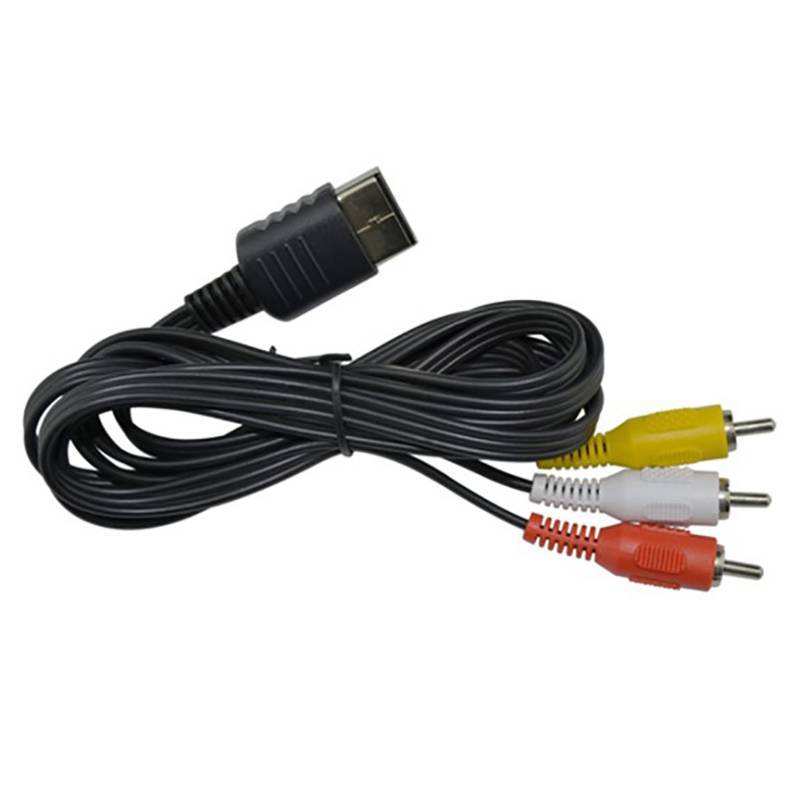 [bagreny] Cabo Adaptador De TV De Áudio E Vídeo AV De 1.8 Mposite De Jogo Banhado A Niel Para SEGA Dreamcast RCA Cord BR